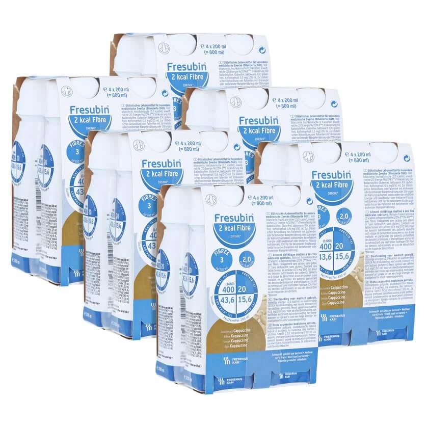Fresubin 2 kcal Vezel DRANK Cappuccino, 24 x 200 ml