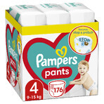 Stop&amp;Protect XXL Box luierbroekje, Nr.4, 9-15 kg, 176 st, Pampers