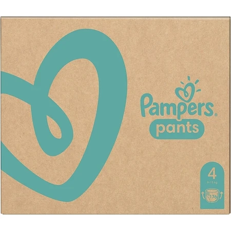 Caja de pañales Stop&amp;Protect XXL, No.4, 9-15 kg, 176 pzs, Pampers