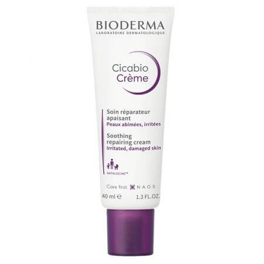 Bioderma Cicabio Hydraterende Crème voor Irritaties en Verwondingen, 40 ml