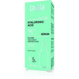 Sérum anti-rides pour le visage, le cou et le décolleté Hyaluron Acid Filling, 30 ml, Delia Cosmetics