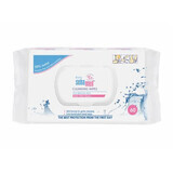 Natte babydoekjes met 99% water, 60 stuks, Sebamed