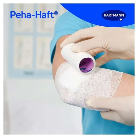 Peha zelfklevend fixatieverband, latexvrij, 8 cm x 4 m, 1 stuk