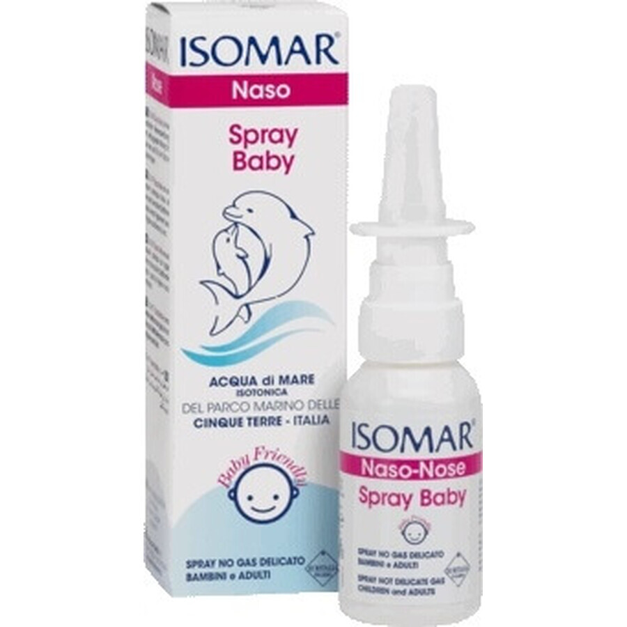 Isotonic seawater nasal spray (without gas), + 2 years, Isomar