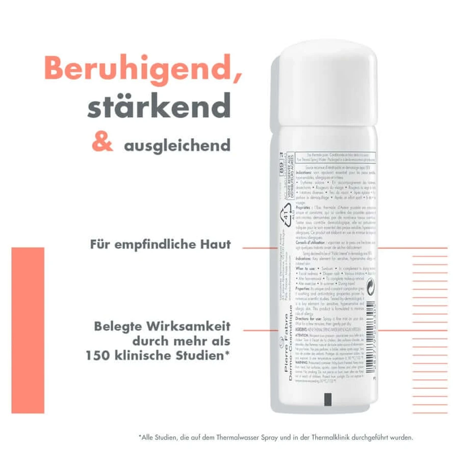 Zestaw z mgiełką z wody termalnej Avene (2 x 50 ml): ceny i cechy