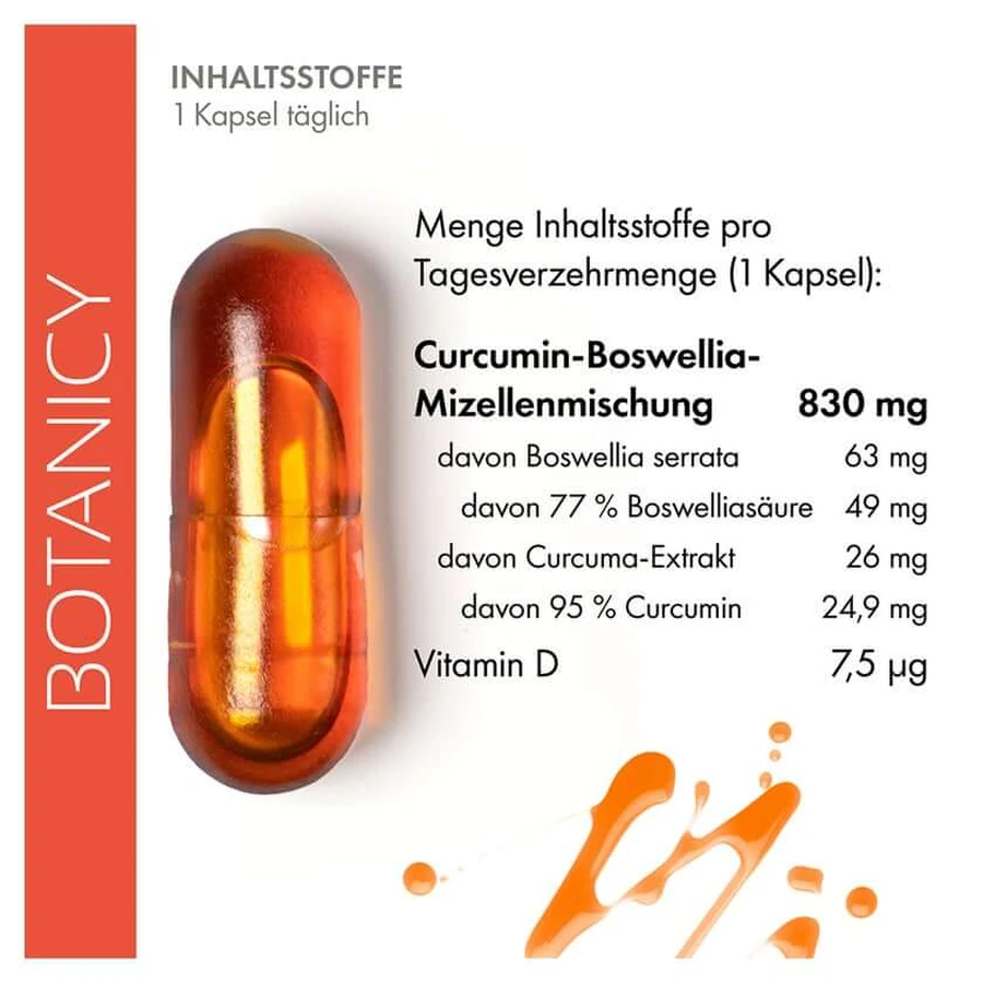 Kapsułki Curcuma+Boswellia Forte, 60 sztuk: ceny i cechy
