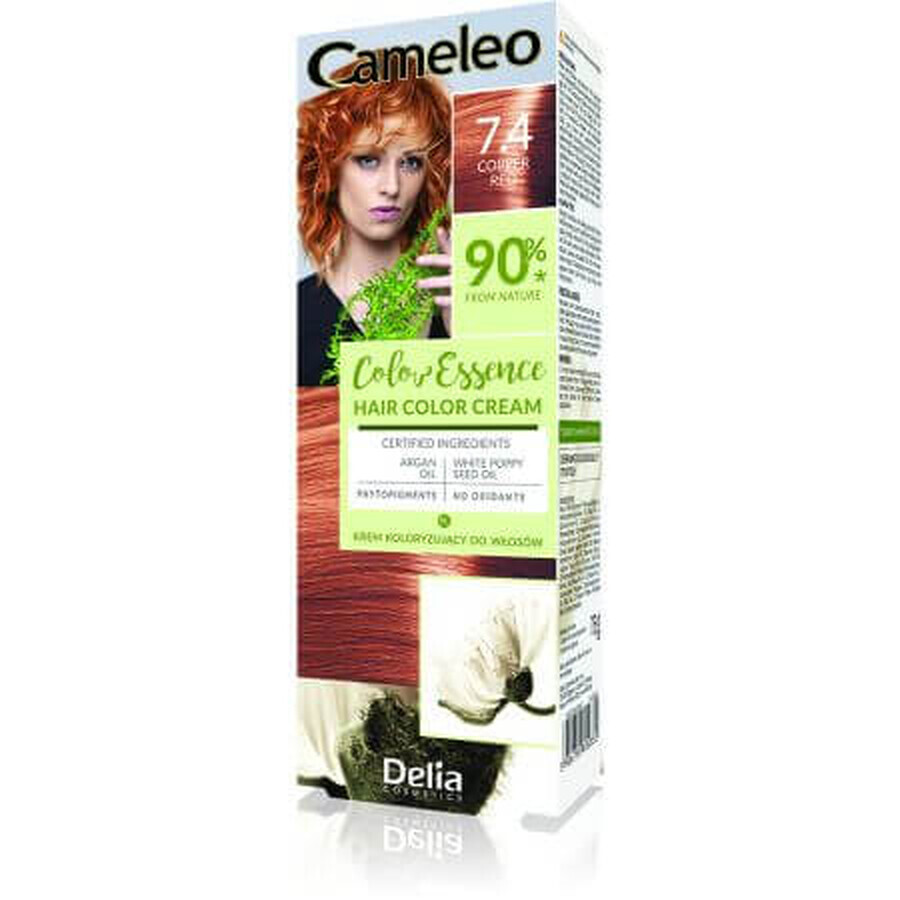 Cameleo Color Essence Haarkleuring, 7.4 Koperrood, Delia Cosmetics