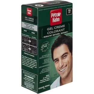 Ammonia-free hair dye for men, Black, No. 10, Petrole Hahn