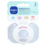MAM borstvoedingstepelbeschermers, maat L, 2-pack