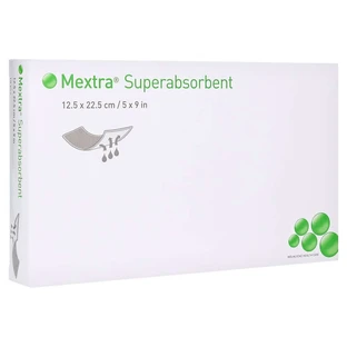 Bandaż superchłonny Mextra 12,5 x 22,5 cm, 10 szt.