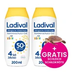 Ladival – produkt polecany do pielęgnacji skóry dzieci, 50+, zestaw podwójny, 2 x 200 ml: ceny i cechy