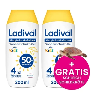Ladival – produkt polecany do pielęgnacji skóry dzieci, 50+, zestaw podwójny, 2 x 200 ml
