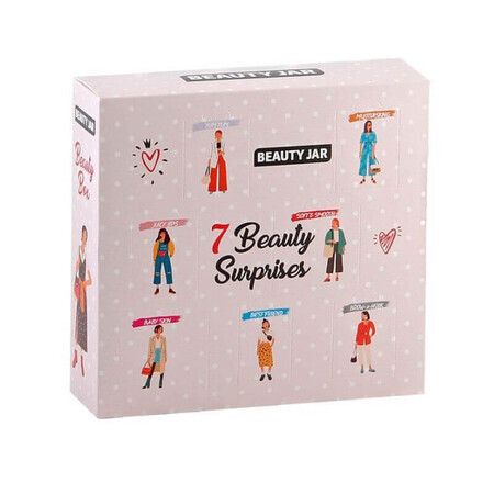 Calendar Advent, 7 Beauty Surprises x 205g, Beauty Jar