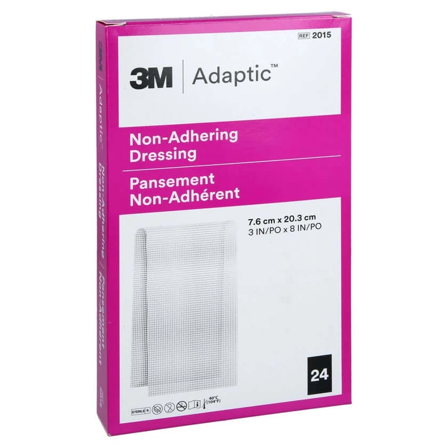 Adaptic, pansament umed 7,6 x 20,3 cm, 24 buc.