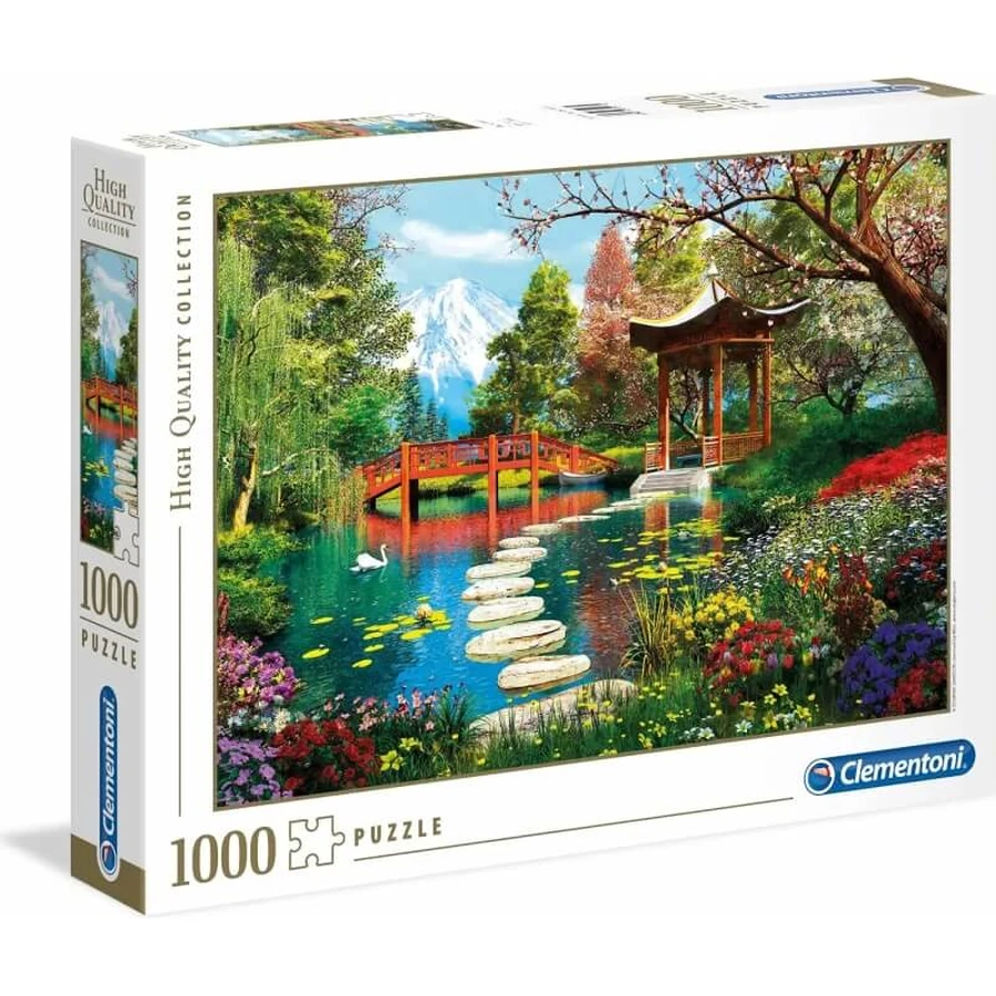 Puzzle Clementoni « Les jardins de Fuji » de 1 000 pièces pour adultes