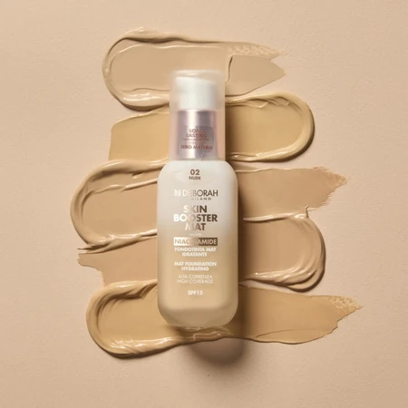 Deborah Skin Booster Matte SPF 15 – Nawilżający podkład matujący – nr 05 Tan: ceny i cechy