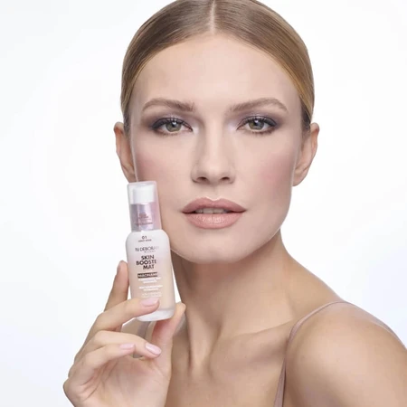 Deborah Skin Booster Matte SPF 15 – Nawilżający podkład matujący – nr 05 Tan: ceny i cechy