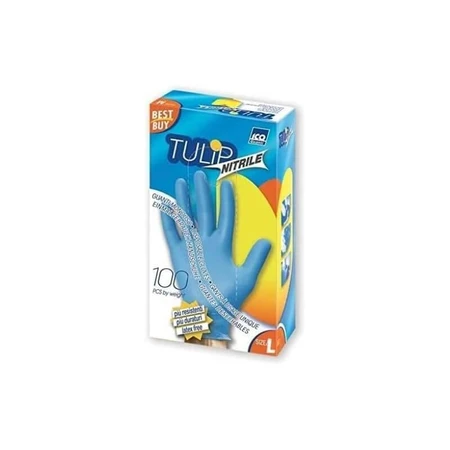 100 de mănuși din nitril, mărimea L