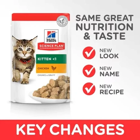 Hill's Kitten - Wet Food for Kittens with Chicken, 85 g