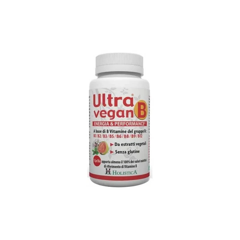 Ultra Vegan B, 30 kauwtabletten – voedingssupplement voor vitaliteit en energie