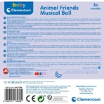 Clementoni Animal Friends - Musical Ball