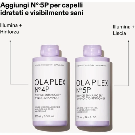Olaplex No. 4p Blonde Enhancer Toning - Kleurbeschermende shampoo, 250 ml