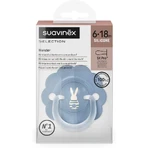 Suavinex Wonder – silikonowy smoczek, 6–18 miesięcy – jasnoniebieski: ceny i cechy
