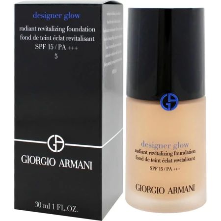 Giorgio Armani Designer Glow LSF 15 – Revitalisierende, strahlende Foundation – Nr. 5