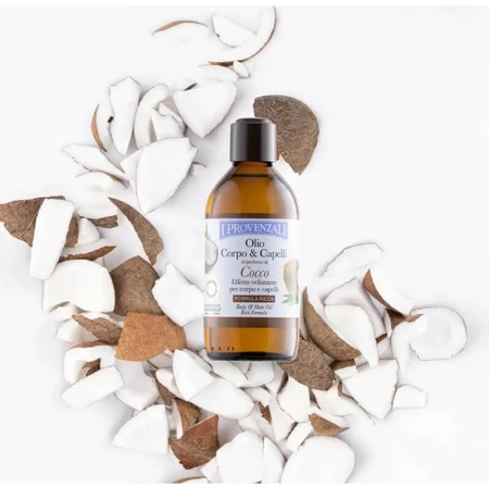 I Provenzali Lichaams- en haarolie met kokosgeur 200 ml