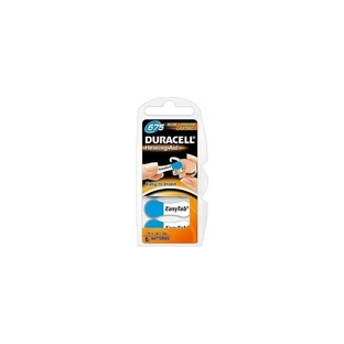 Duracell Easy Tab 675 Hearing Aid - 6 1.4V hearing aid batteries