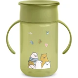 Suavinex My Family 360°-leerbekertje +12 m – 340 ml leerbekertje – groen