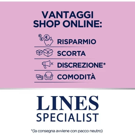 Lines Specialist Protect Normal - 12 compresas para incontinencia leve