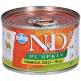 Farmina N&amp;d Pumpkin Adult Mini Wild Boar, Pumpkin, and Apple - Complete Food for Adult Dogs, 140 g