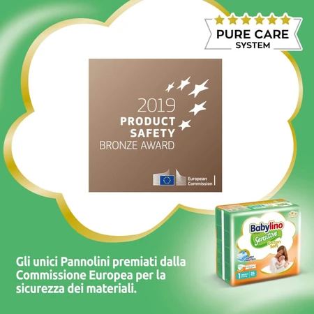 Babylino Sensitive - 26 pañales para recién nacidos (2–5 kg)