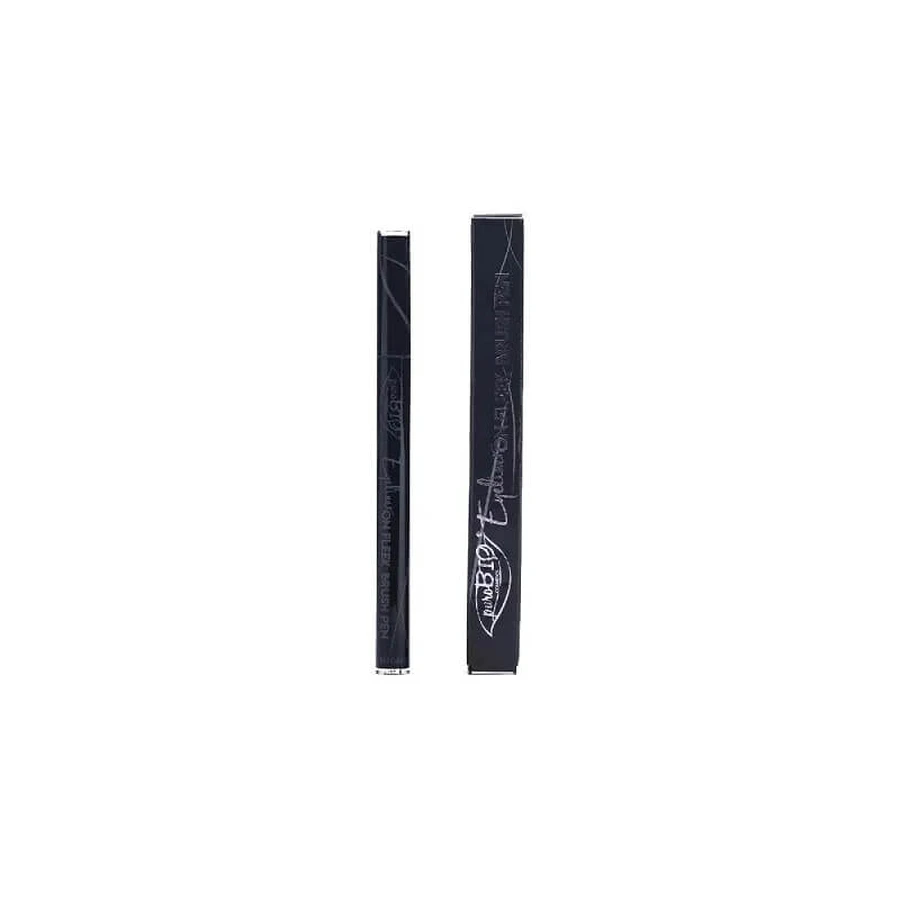 Purobio On Fleek Brush Pen - Eyeliner Pen - Black