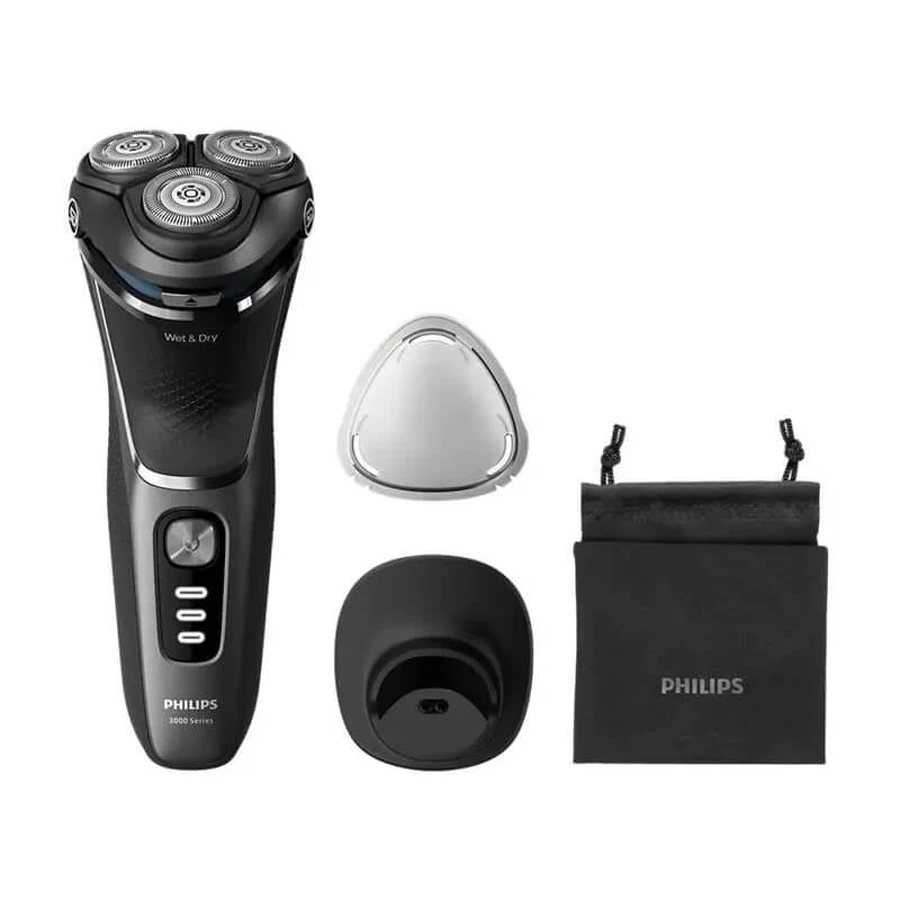 Philips Shaver seria 3000 – aparat de ras electric pentru rasul pe piele umedă și uscată – s3343/13