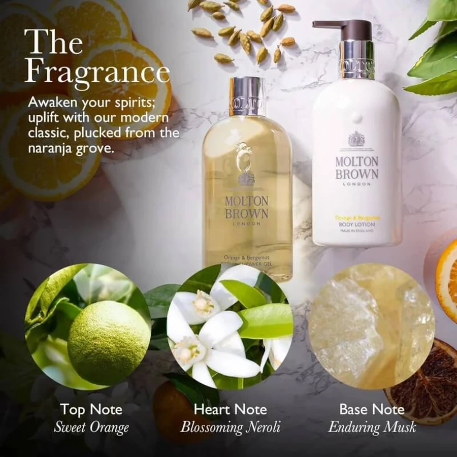 Molton Brown Orange & Bergamot – żel pod prysznic 300 ml: ceny i cechy