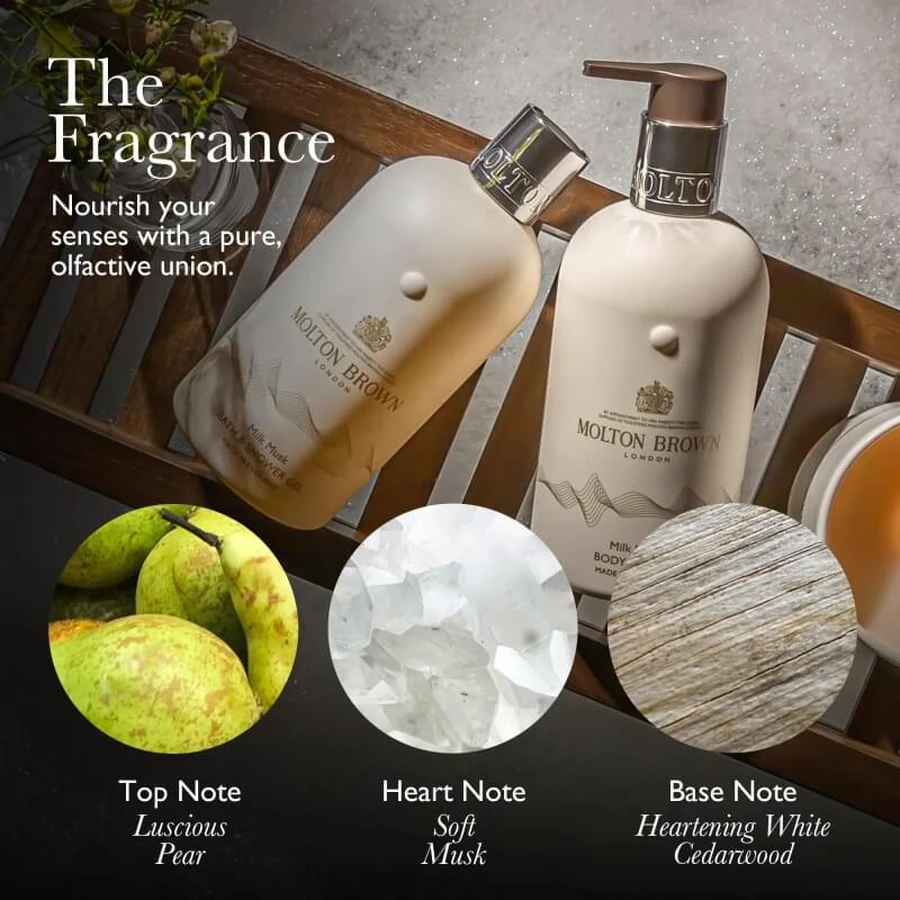 Molton Brown Milk Musk – balsam do ciała 300 ml: ceny i cechy