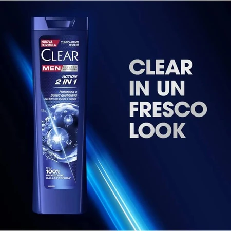Clear Action 2-in-1 – Anti-Schuppen-Shampoo 225 ml