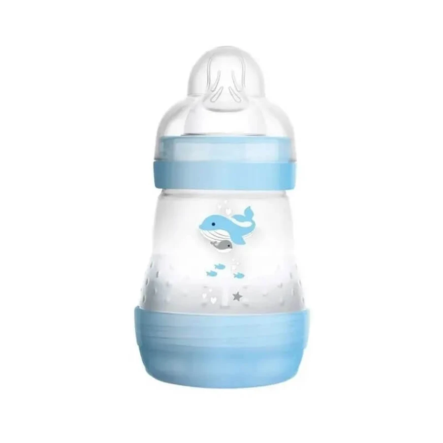 Butelka silikonowa Mam Easy Start Anti-Colic 0m+ – 160 ml – dla chłopców: ceny i cechy