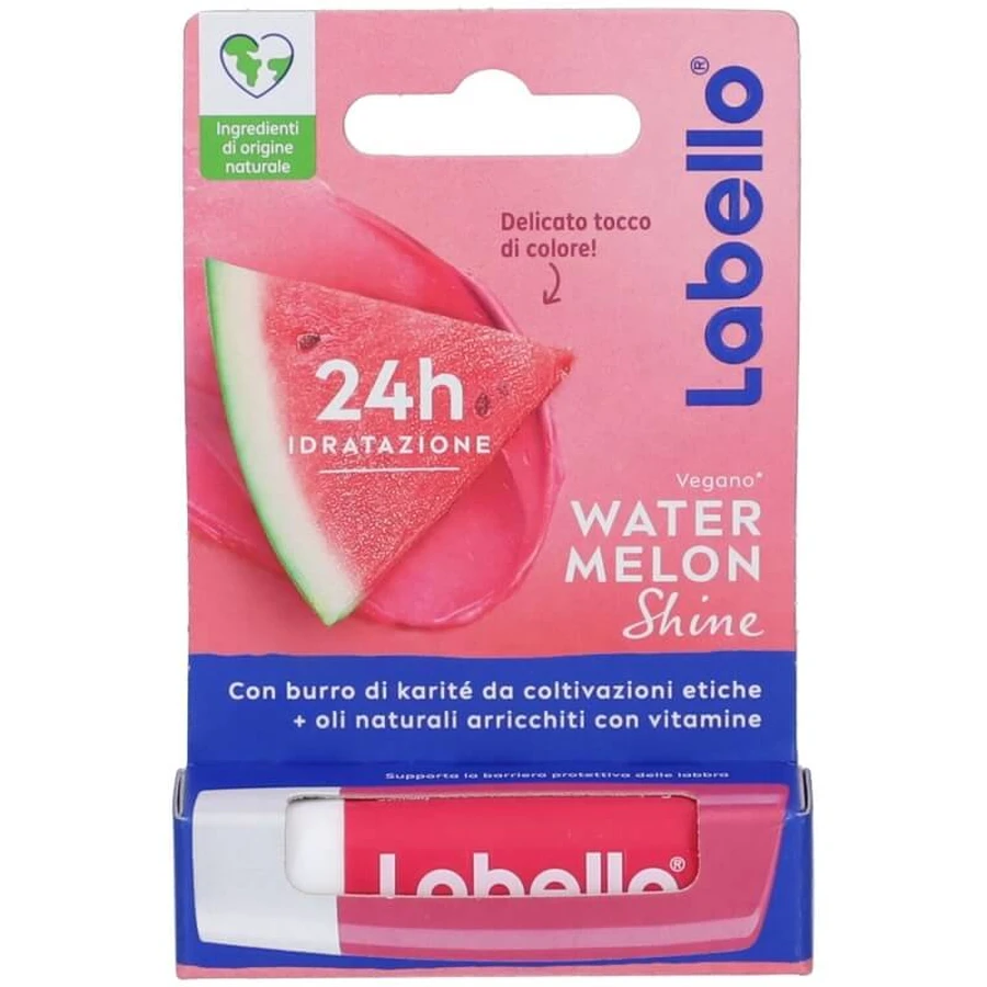 Labello Watermelon Shine – balsam de buze hidratant cu o nuanță de culoare, 4,8 g