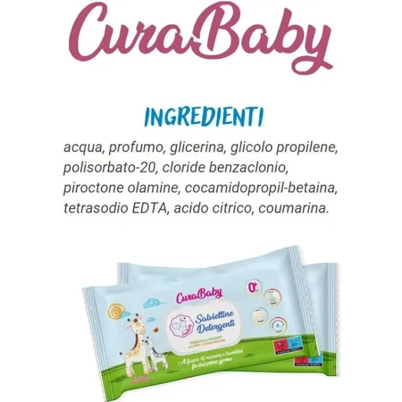 Curababy - 72 reinigingsdoekjes voor baby's en peuters