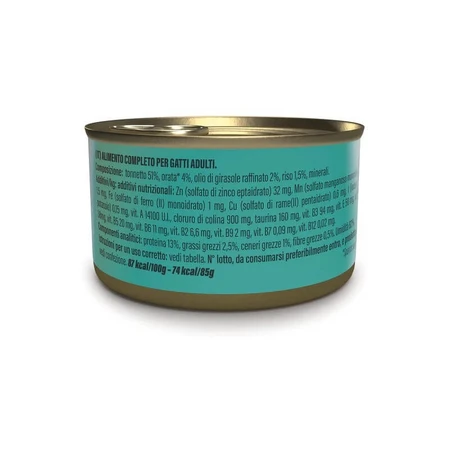 Schesir Thon en gelée à la dorade - Aliment complet pour chats adultes, 85 g