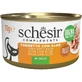 Schesir Complements : lamelles de thon et gelée d'aloès - Aliment complet pour chat, 70 g