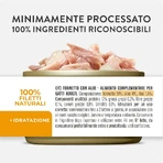 Schesir Complements : lamelles de thon et gelée d'aloès - Aliment complet pour chat, 70 g