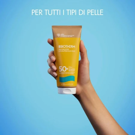 Biotherm Zonnebrandcrème SPF 50+ Waterlover Hydration Sunmilk Hydraterende Lotion, Zeer hoge bescherming, 200 ml