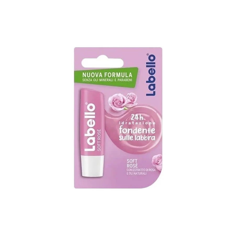 Labello Soft Rosé - Baume à lèvres teinté pour un résultat naturel