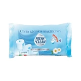 Fresh &amp; Clean vochtige toiletdoekjes - 12 zachte, verzachtende doekjes