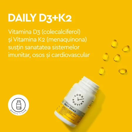 Secom Good Routine Daily D3+K2 30 softgels