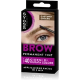 Syoss Augenbrauenpalette – Permanent-Augenbrauenfarbe in Hellbraun, 10 ml